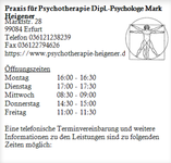 Bild zu Praxis für Psychotherapie Dipl.-Psychologe Mark Heigener